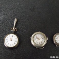 Relojes de bolsillo: 3 RELOJES DE BOLSILLO-PULSERA ANTIGUOS AÑO 1880-LOTE 259-40