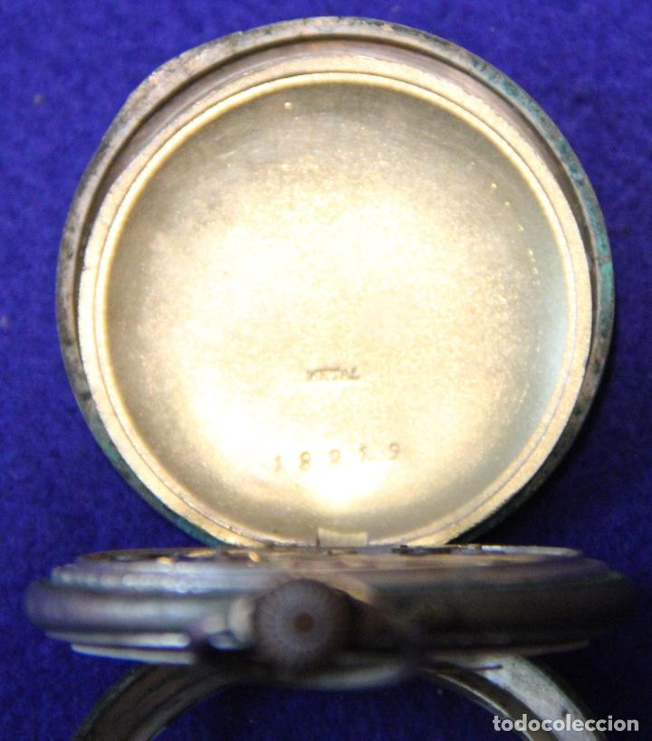 Relojes de bolsillo: RELOJ DE BOLSILLO CAJA DE PLATA - Foto 4