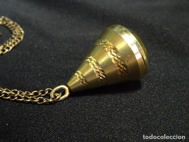 Relojes de bolsillo: Reloj miniatura con cadena colgante MORTIMA de señora. Cuerda. Funciona - Foto 5 - 295637313