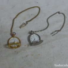 Relojes de bolsillo: LOTE DE 2 RELOJES DE BOLSILLO A IDENTIFICAR. Lote 295930413