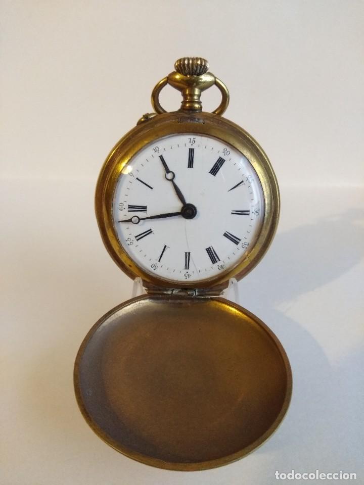 Relojes de bolsillo: RELOJ DE BOLSILLO SUIZO (FUNCIONA) - Foto 5