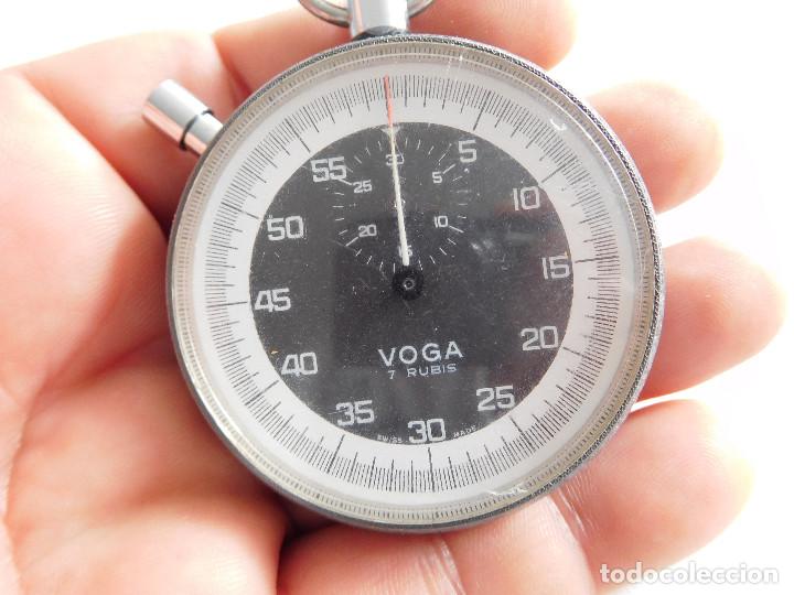Relojes de bolsillo: Crono antiguo Voga con funci&oacute;n flyback - Foto 2