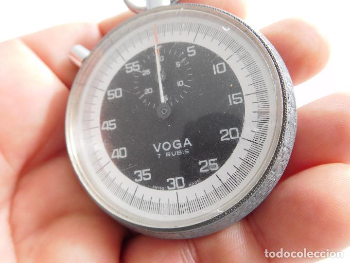Relojes de bolsillo: Crono antiguo Voga con funci&oacute;n flyback - Foto 3