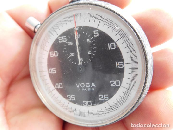 Relojes de bolsillo: Crono antiguo Voga con funci&oacute;n flyback - Foto 4