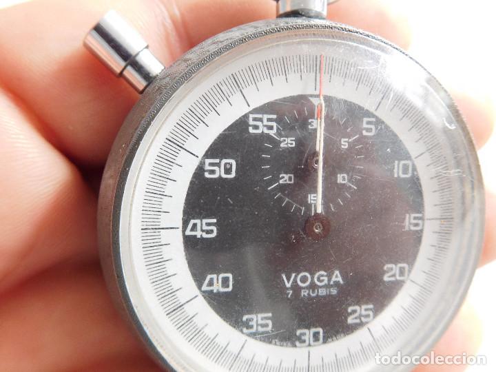 Relojes de bolsillo: Crono antiguo Voga con funci&oacute;n flyback - Foto 5