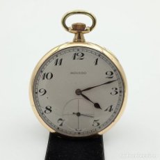 Relojes de bolsillo: MOVADO - POCKET WATCH GOLD 18 KT - 7609 - UNISEX - 1901 - 1949. Lote 301464563