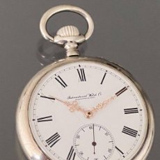Relojes de bolsillo: IWC - SCHAFFHAUSEN SILVER POCKET WATCH CAL. 52 - HOMBRE - 1901 - 1949