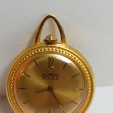 Relojes de bolsillo: RELOJ DE BOLSILLO OLÍMPIC COLOR ORÓ PARA REVISAR. Lote 301692323