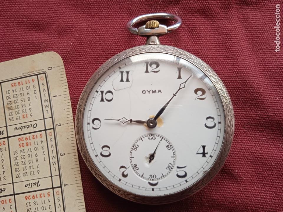 antiguo reloj de plata. en funcionamiento - Compra en todocoleccion