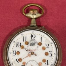 Relojes de bolsillo: ANTIGUO RELOJ DE BOLSILLO, TAMAÑO GOLIAT, THALES. Lote 304038968
