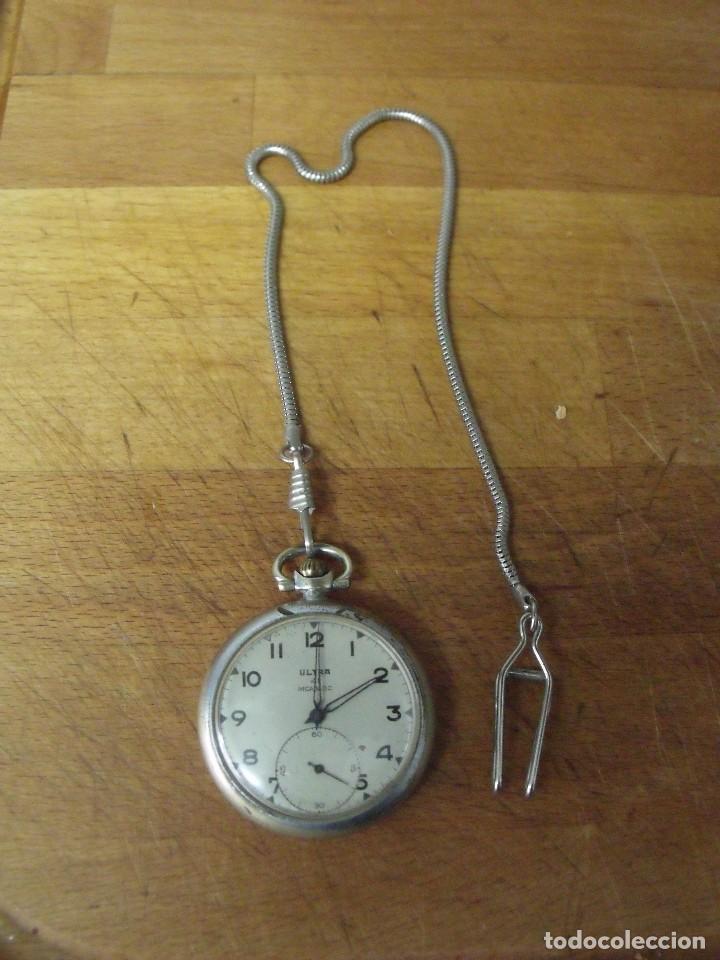 reloj de bolsillo antiguo marca ultra. funciona - Compra venta en  todocoleccion