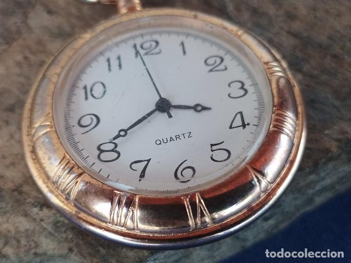 Relojes de bolsillo: Reloj de bolsillo, cuarzo, funcional - Foto 2