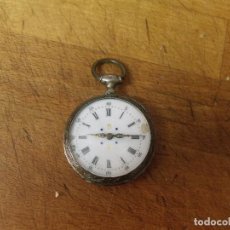 Relojes de bolsillo: ANTIGUO RELOJ BOLSILLO EN PLATA PUNZONADA- AÑO 1890 - LOTE 259-44. Lote 308062588