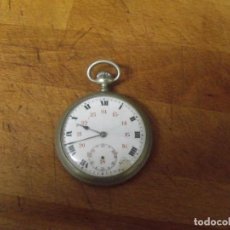 Relojes de bolsillo: ANTIGUO RELOJ BOLSILLO EN NICKEL-AÑO 1920-LOTE 259-44. Lote 309425123