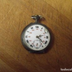 Relojes de bolsillo: ANTIGUO RELOJ BOLSILLO EN PLATA FINA AÑO 1890 - FUNCIONA- LOTE 259-45. Lote 310433053