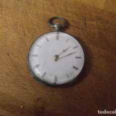 Relojes de bolsillo: ANTIGUO RELOJ BOLSILLO EN PLATA PUNZONADA- AÑO 1890 - LOTE 259-45. Lote 310435123
