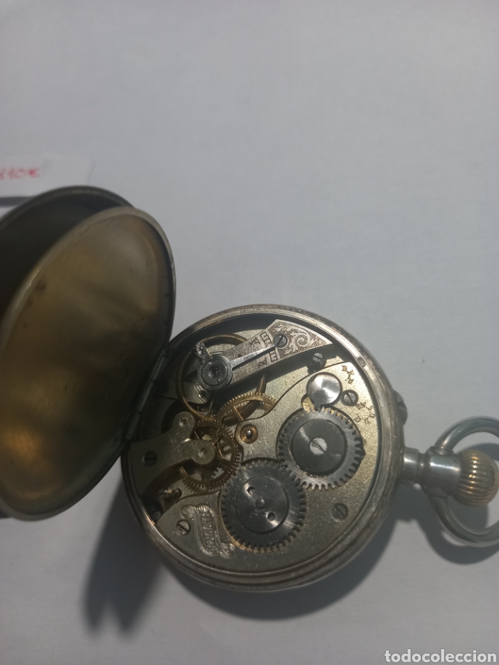 Relojes de bolsillo: Reloj de plata ref.74(funciona) - Foto 3