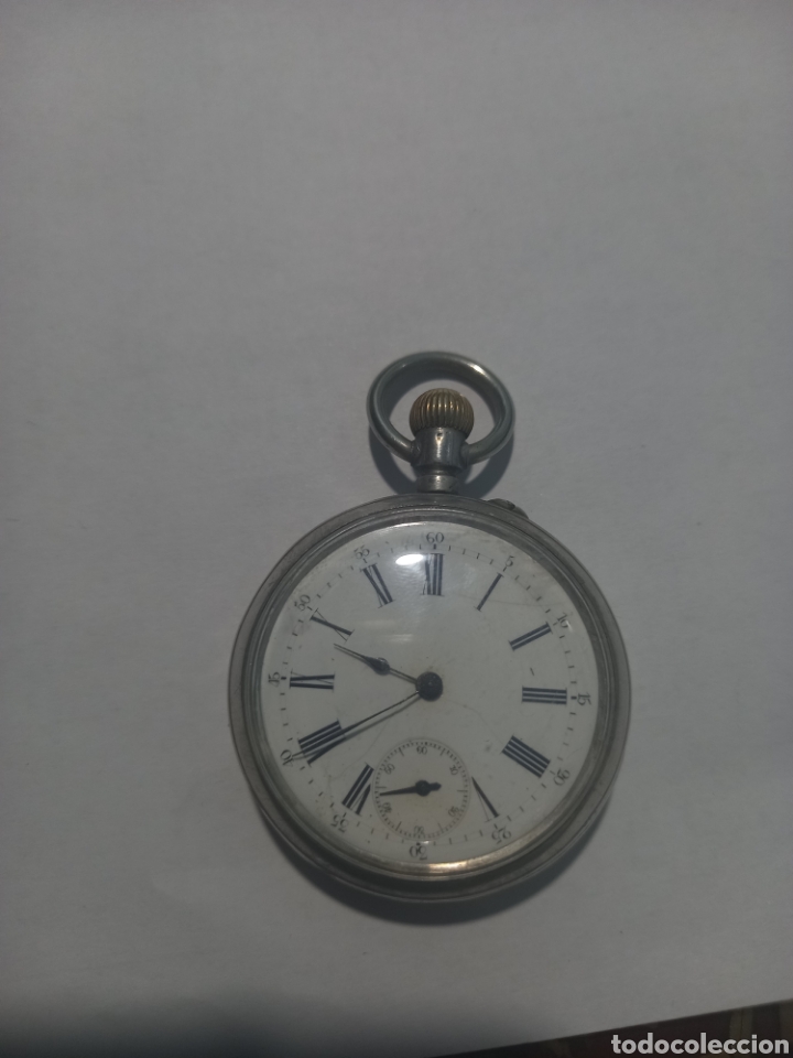 Relojes de bolsillo: Reloj de plata ref.74(funciona) - Foto 1