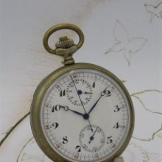 Relojes de bolsillo: CRONOGRAFO- PRECIOSO RELOJ DE BOLSILLO-CIRCA 1920-FUNCIONANDO. Lote 311208263