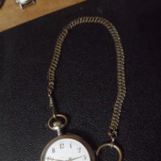 Relojes de bolsillo: ANTIGUO RELOJ BOLSILLO EN PLATA 800 AÑO 1880 - FUNCIONA- LOTE 259-47-LEONTINA EPOCA. Lote 311819948