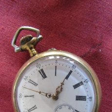 Relojes de bolsillo: ANTIGUO RELOJ SUIZO DE BOLSILLO MECÁNICO DE CUERDA MANUAL PERIODO AÑO 1880 A 1900 Y FUNCIONA BIEN. Lote 311895303