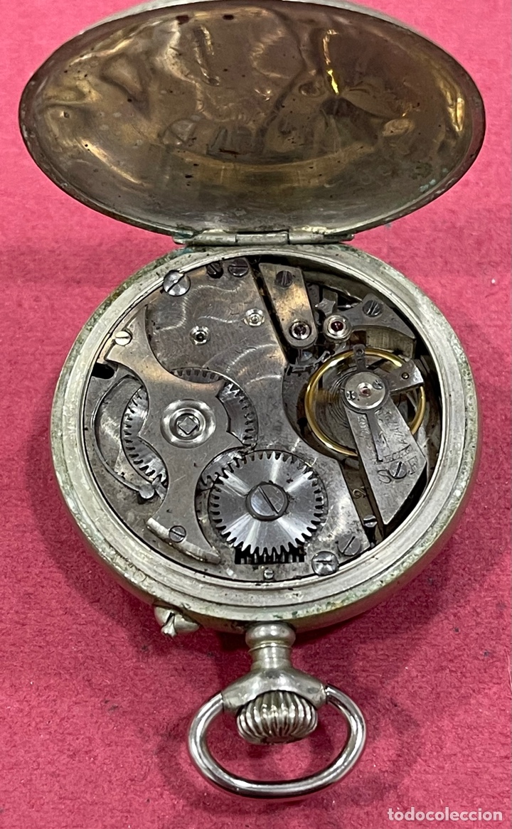 Relojes de bolsillo: Antiguo reloj de bolsillo, Distinguo, primera. Funcionando - Foto 4 - 312346018