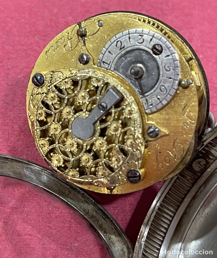 Relojes de bolsillo: Antiguo reloj de bolsillo, catalino, en plata de ley, Le Roy, Paris. Funcionando - Foto 7 - 312355158