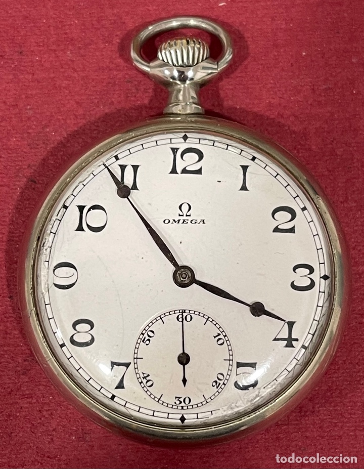 ANTIGUO RELOJ DE BOLSILLO OMEGA. FUNCIONANDO (Relojes - Bolsillo Carga Manual)
