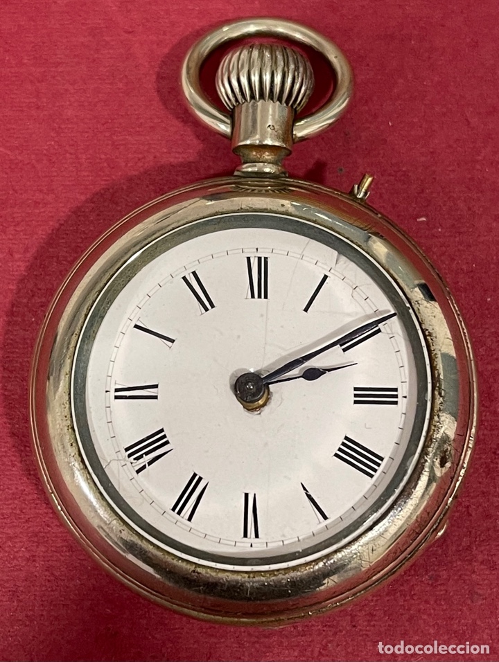 ANTIGUO RELOJ DE BOLSILLO, DE FINALES DE S.XIX. FUNCIONANDO (Relojes - Bolsillo Carga Manual)