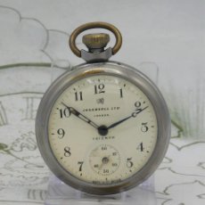 Relojes de bolsillo: INGERSOLL-RELOJ DE BOLSILLO-CIRCA 1930-1950-FUNCIONANDO. Lote 313236078