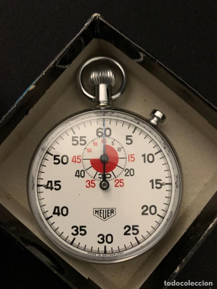 Relojes de bolsillo: CRONOMETRO HEUER - Foto 2