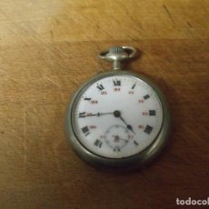 Relojes de bolsillo: ANTIGUO RELOJ BOLSILLO EN ARGENTAN -AÑO 1900- LOTE 259-50. Lote 314757743