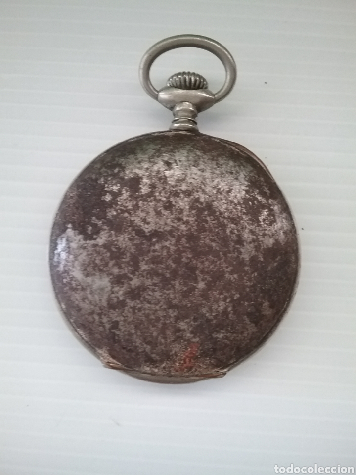 Relojes de bolsillo: Reloj bolsillo Moeris. 24 horas. Funciona. - Foto 3