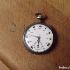 Relojes de bolsillo: ANTIGUO RELOJ BOLSILLO EN PLATA PUNZONADA-AÑO 1890-LOTE 259-53. Lote 325928928
