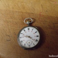 Relojes de bolsillo: ANTIGUO RELOJ BOLSILLO EN PLATA PUNZONADA- ART-DECO-AÑO 1910 - FUNCIONA- LOTE 259-53. Lote 325930403