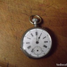 Relojes de bolsillo: ANTIGUO RELOJ BOLSILLO EN PLATA PUNZONADA- AÑO 1890 - LOTE 259-53. Lote 325942928