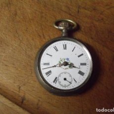 Relojes de bolsillo: ANTIGUO RELOJ BOLSILLO EN PLATA AÑO 1880 - LOTE 259-53. Lote 325943638