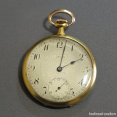 Relojes de bolsillo: RELOJ DE BOLSILLO. SIRIUS. ORO 18K. PRECIOSO GRABADO TAPA. FUCIONA. HACIA 1920