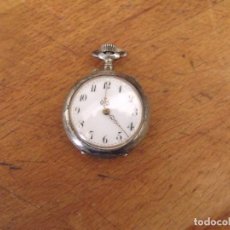 Relojes de bolsillo: ANTIGUO RELOJ BOLSILLO EN PLATA PUNZONADA- AÑO 1890 - FUNCIONA- LOTE 259-57. Lote 338282958