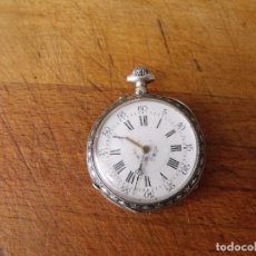 Relojes de bolsillo: ANTIGUO RELOJ BOLSILLO EN PLATA PUNZONADA- AÑO 1890 - LOTE 259-57. Lote 338530193