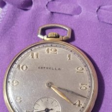Relojes de bolsillo: RELOJ DE BOLSILLO, ESTRELLA, SWISS MADE, 15 JOYAS, 1920, A REVISAR.. Lote 339838113