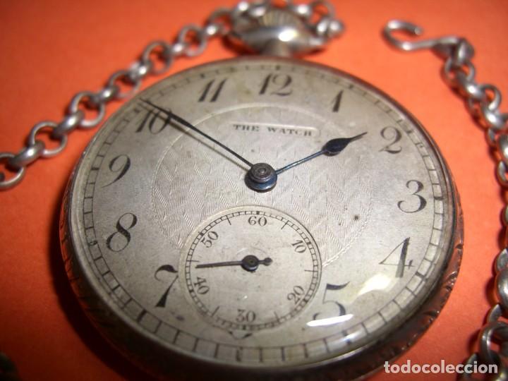 Relojes de bolsillo: RELOJ DE BOLSILLO EN PLATA - Foto 2