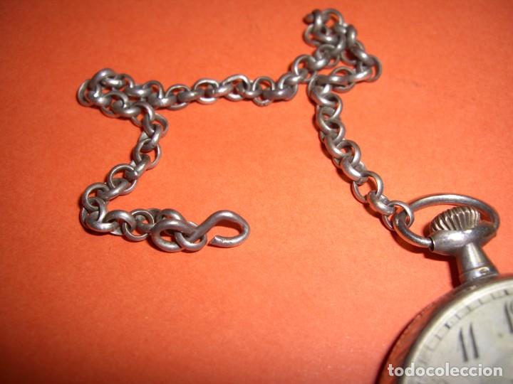 Relojes de bolsillo: RELOJ DE BOLSILLO EN PLATA - Foto 4
