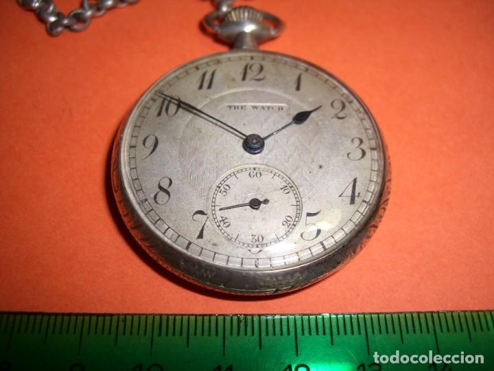 Relojes de bolsillo: RELOJ DE BOLSILLO EN PLATA - Foto 5