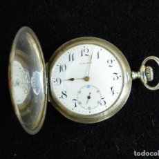 Relojes de bolsillo: RELOJ LONGINES 7 GRANDS PRIX EN PLATA DE LEY.. Lote 346718568