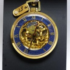 Relojes de bolsillo: RELOJ MODERNO DE BOLSILLO CHAPADO EN ORO.. Lote 347085878