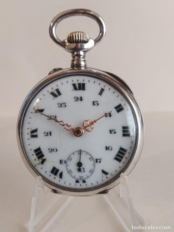 Relojes de bolsillo: Reloj de bolsillo de plata - Foto 3