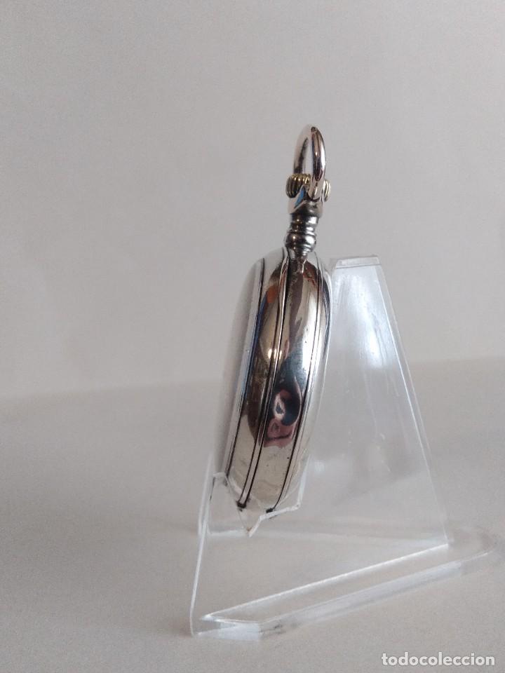 Relojes de bolsillo: Reloj de bolsillo de plata - Foto 4