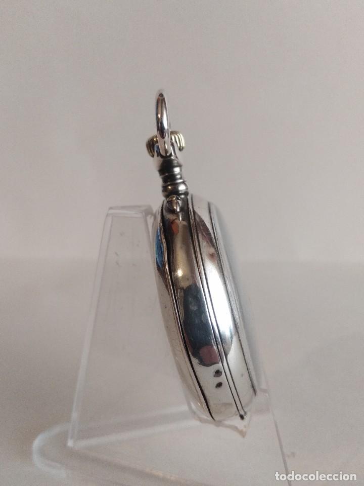 Relojes de bolsillo: Reloj de bolsillo de plata - Foto 5