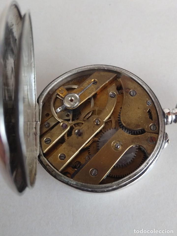 Relojes de bolsillo: Reloj de bolsillo de plata - Foto 10